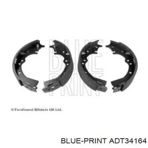 Задние барабанные колодки ADT34164 Blue Print