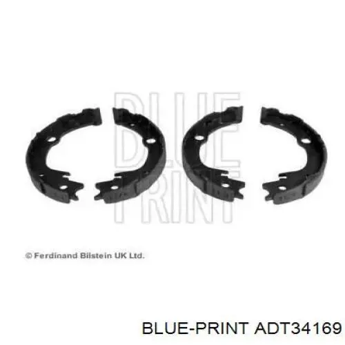 ADT34169 Blue Print колодки ручника