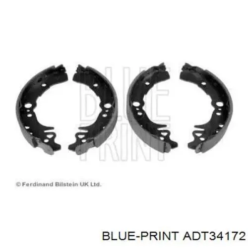 Задние барабанные колодки ADT34172 Blue Print