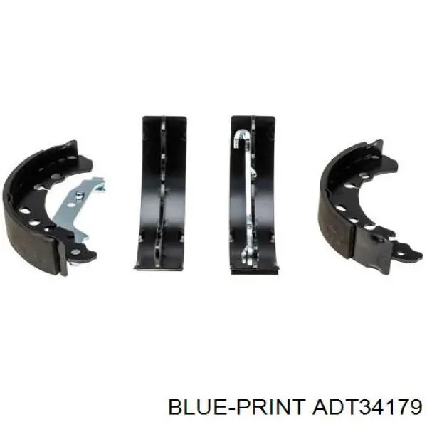 Тормоза рабочие задние ножные и тормозные барабаны Blue Print ADT34179 цена, от 26.78 USD