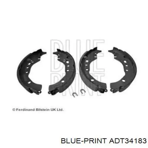 Задние барабанные колодки ADT34183 Blue Print