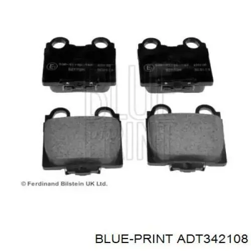 Задние тормозные колодки ADT342108 Blue Print