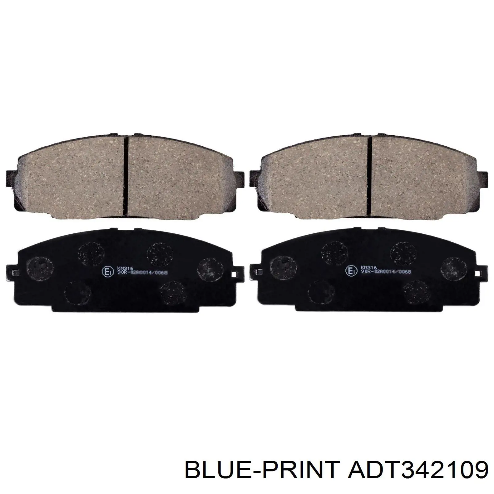 Колодки Blue Print ADT342109 цена, от 24.89 USD