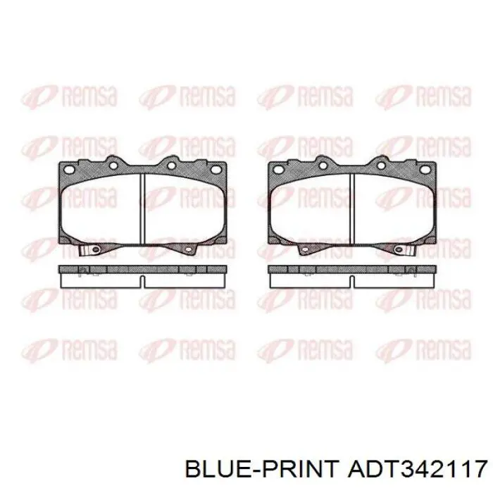 Передние тормозные колодки CKT30 CTR