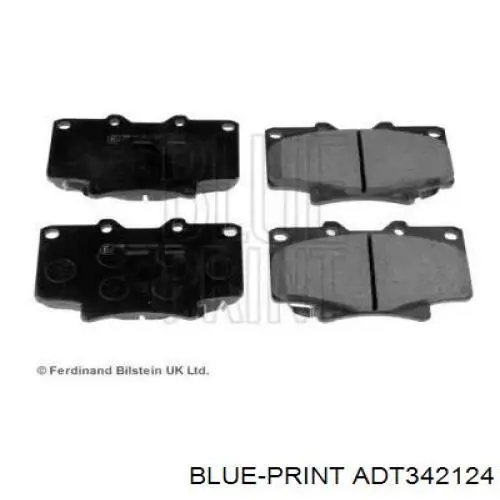 Колодки Blue Print ADT342124 цена, от 22.80 USD