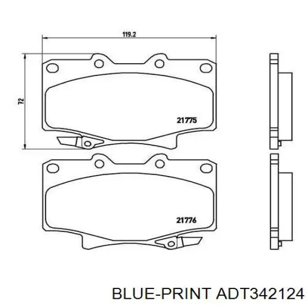 Купить GK1019 CTR Колодки тормозные