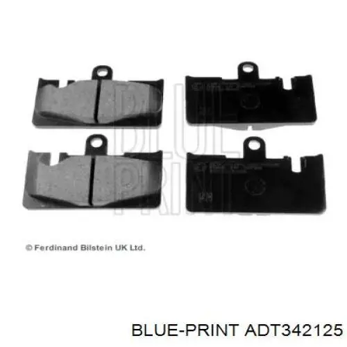 Задние тормозные колодки T2215024W Toko cars