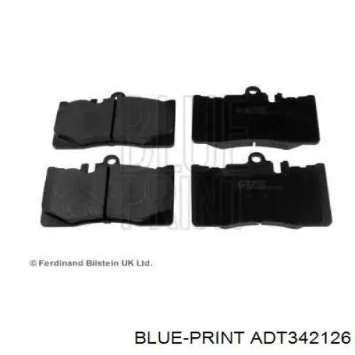 Купить ADT342126 Blue Print Колодки тормозные