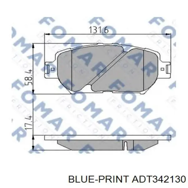 Колодки Toyota 446530340 цена, от 15.56 USD