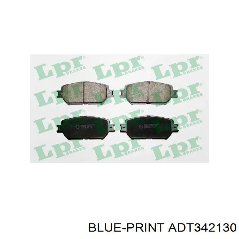 ADT342130 Blue Print Колодки передние
