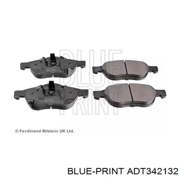 Передние тормозные колодки ADT342132 Blue Print