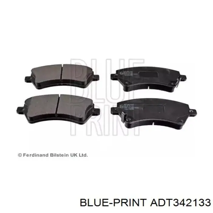 Передние тормозные колодки ADT342133 Blue Print