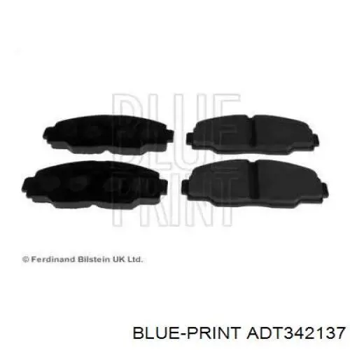 Передние тормозные колодки ADT342137 Blue Print