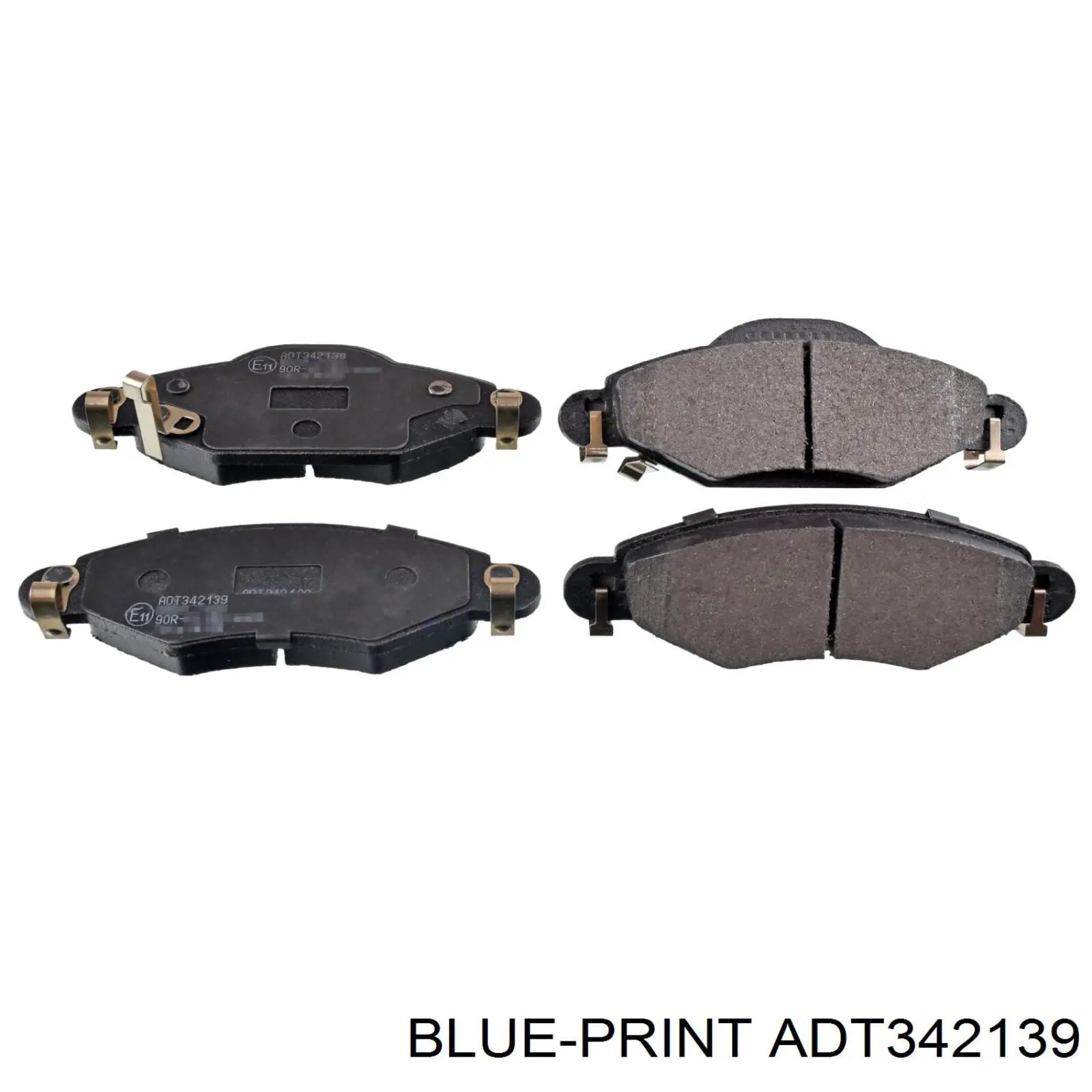 ADT342139 Blue Print передние тормозные колодки