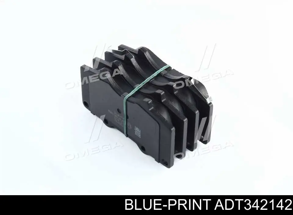 Колодки тормозные передние дисковые Blue Print ADT342142