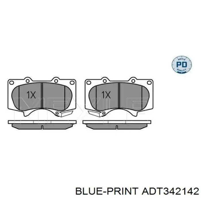 Передние тормозные колодки RT2PD17820 Rotinger