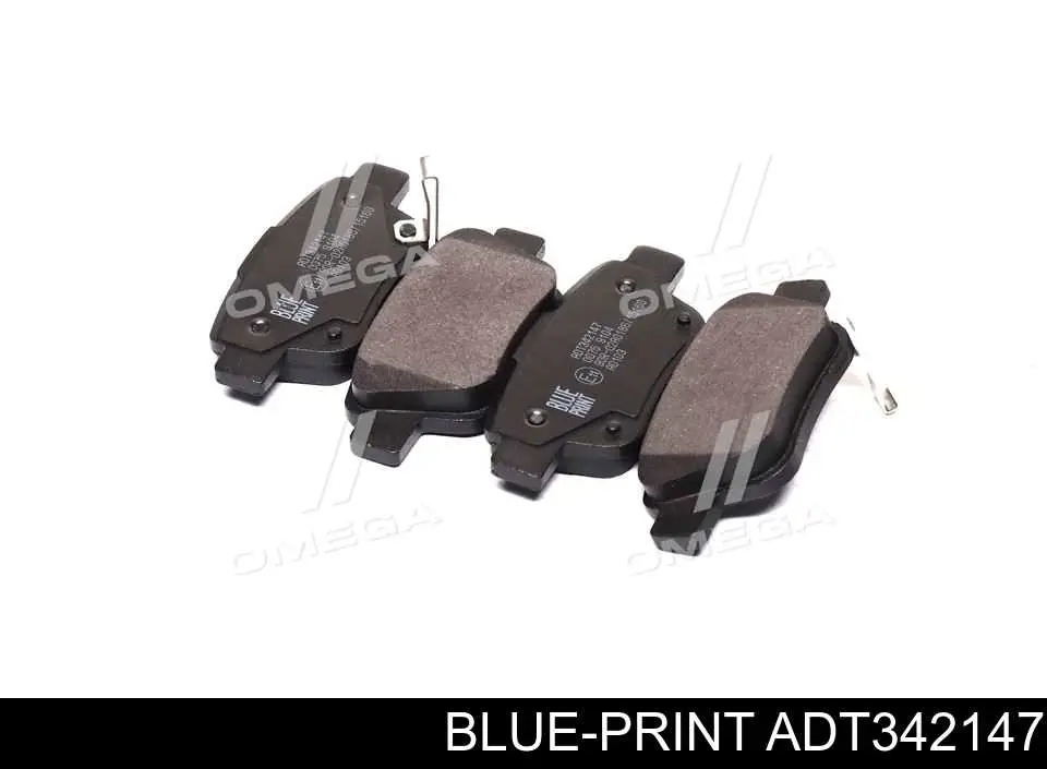 Задние тормозные колодки ADT342147 Blue Print