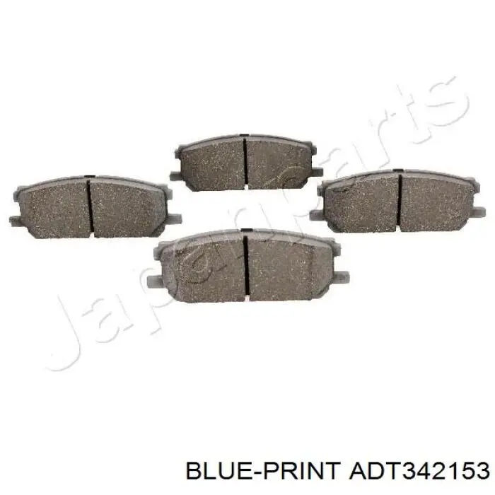 Передние тормозные колодки ADT342153 Blue Print