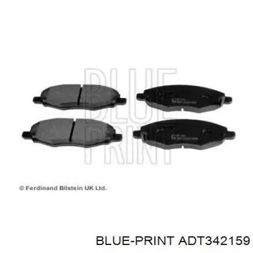 Передние тормозные колодки ADT342159 Blue Print