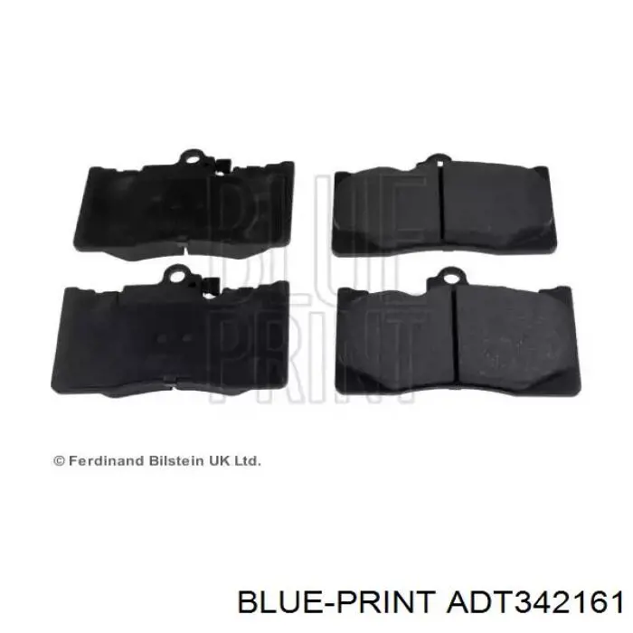 ADT342161 Blue Print передние тормозные колодки