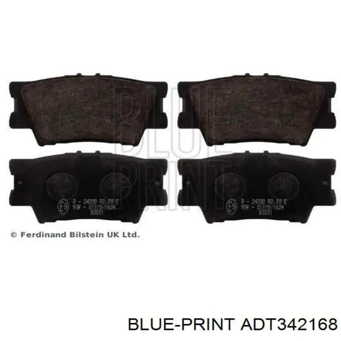 ADT342168 Blue Print Колодки тормозные дисковые комплект
