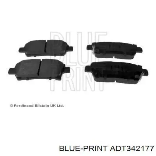 Передние тормозные колодки ADT342177 Blue Print