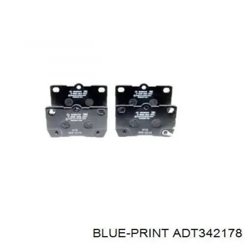 Колодки дисковые  Blue Print ADT342178 цена, от 18.42 USD