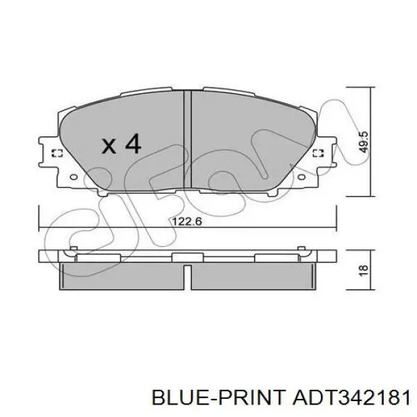 Колодки Rider RD24451STD цена, от 10.67 USD
