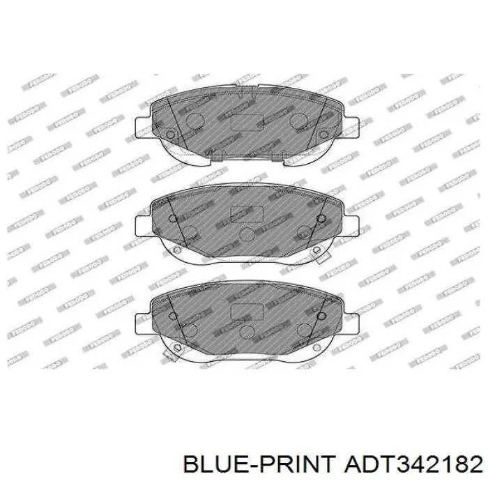 Тормозные колодки Blue Print ADT342182