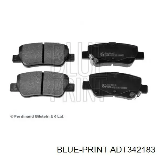 Задние тормозные колодки 986494403 Bosch