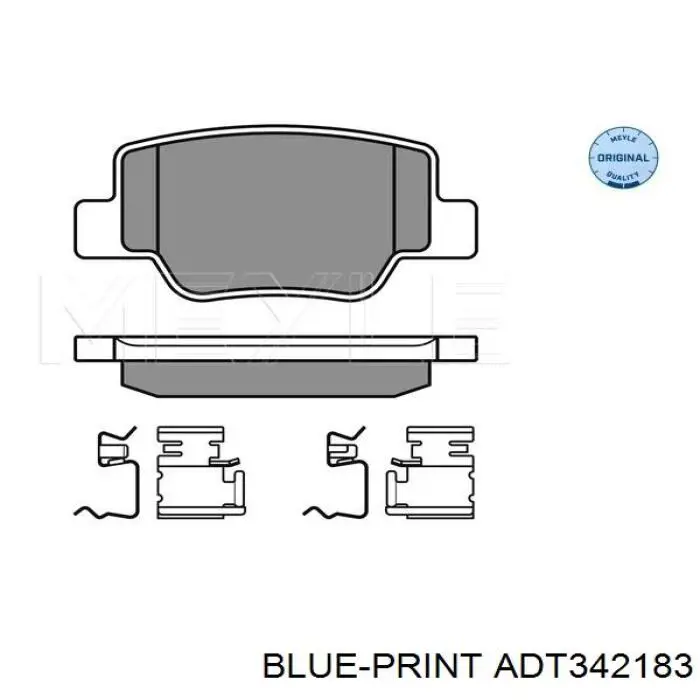 Купить BPR052S ADG Колодки тормозные задние, дисковые