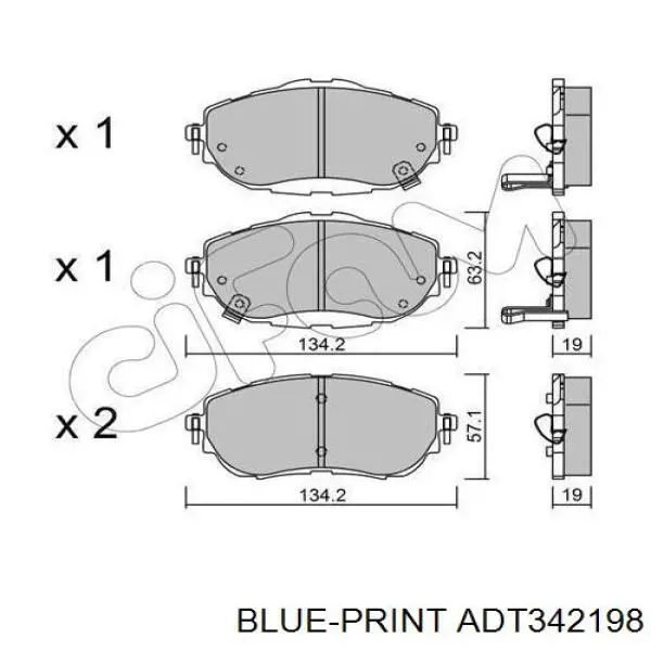 RT2PD26910 Rotinger Колодки передние