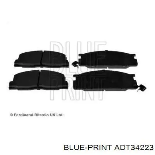 ADT34223 Blue Print передние тормозные колодки
