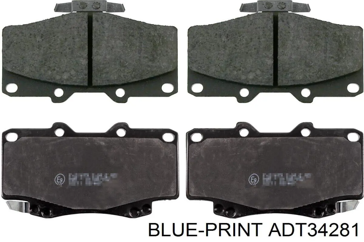 Купить ADT34281 Blue Print Колодки тормозные