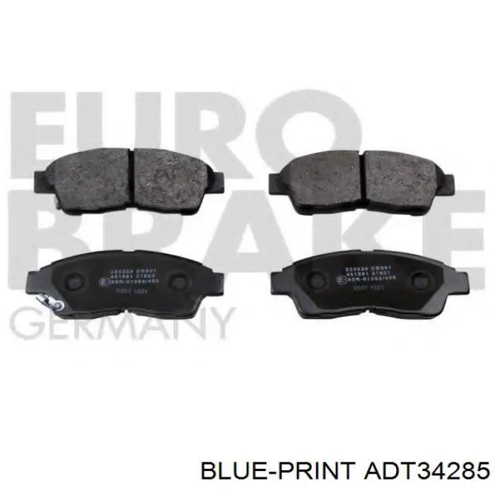 Купить ADT34285 Blue Print Колодки тормозные