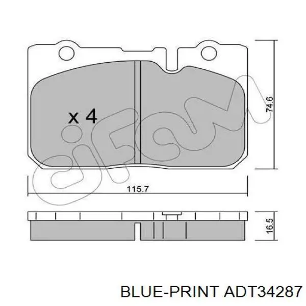 Передние тормозные колодки D665 Jurid/Bendix