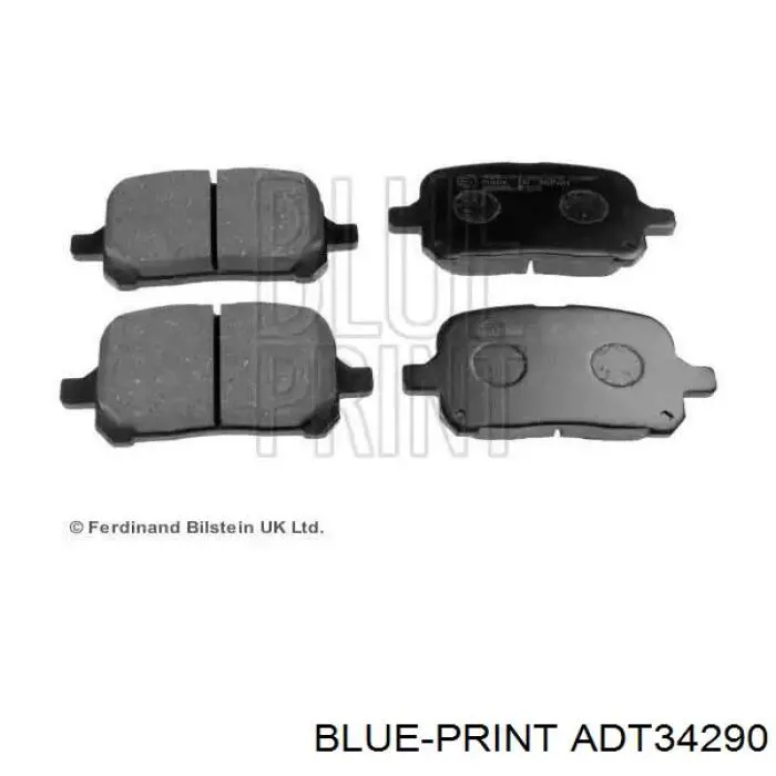 Колодки тормозные передние дисковые на Lexus RX  U1_
