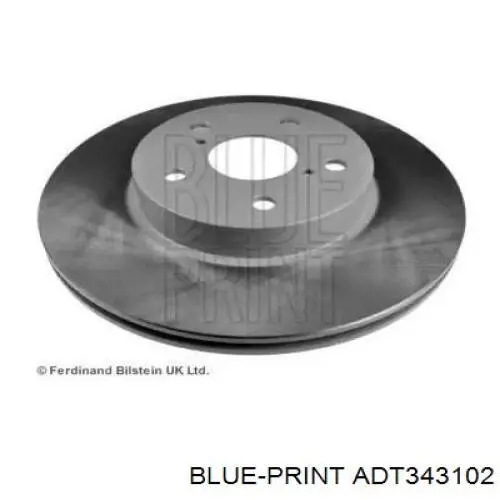 ADT343102 Blue Print диск тормозной передний