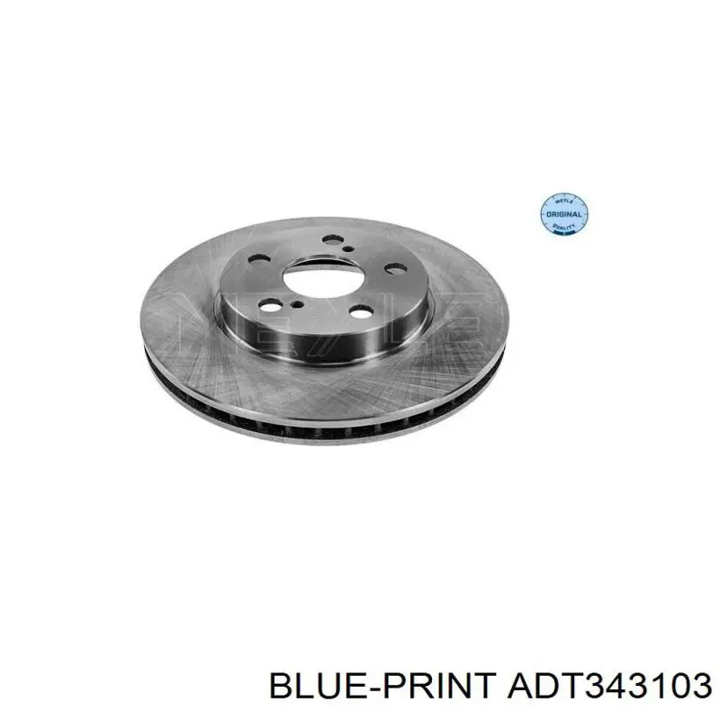 Передний тормозной диск Blue Print ADT343103