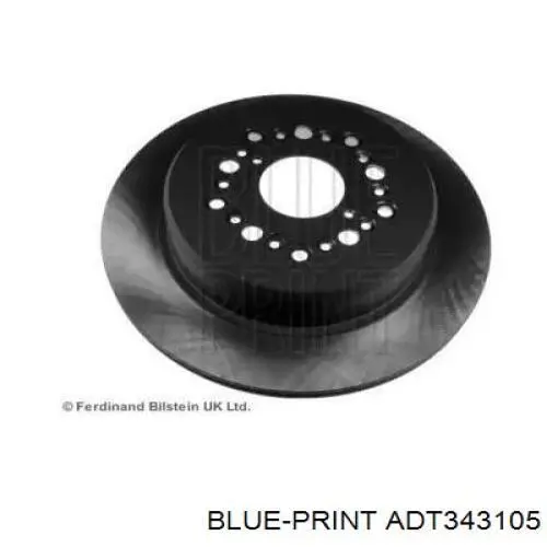 Тормозные диски ADT343105 Blue Print