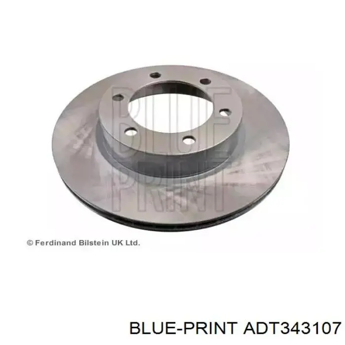 Передние тормозные диски ADT343107 Blue Print