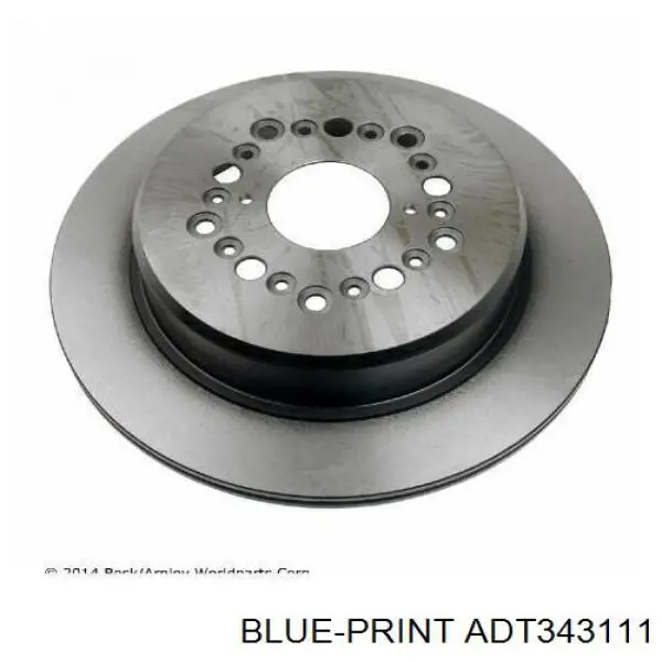 Тормозные диски ADT343111 Blue Print