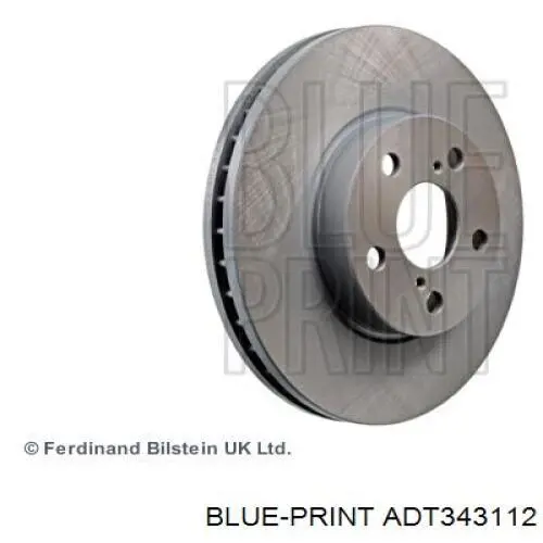 Передние тормозные диски ADT343112 Blue Print