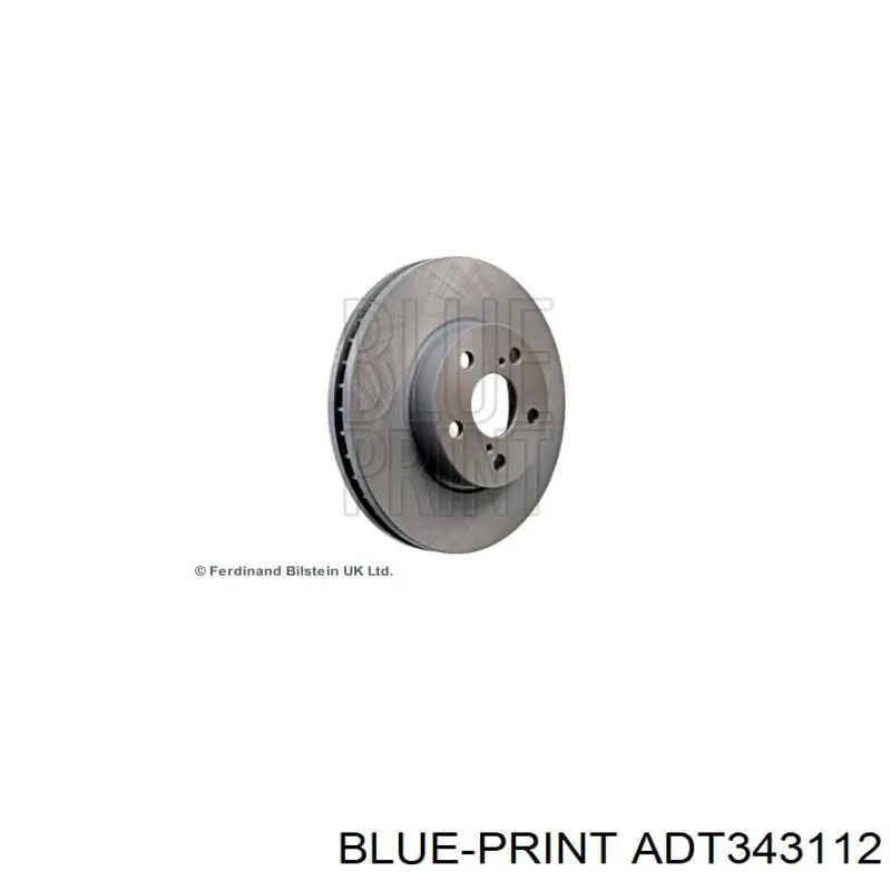Передний тормозной диск Blue Print ADT343112