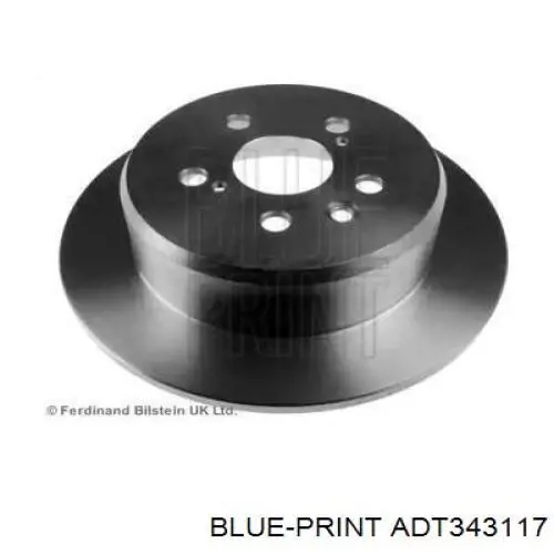 ADT343117 Blue Print диск тормозной задний