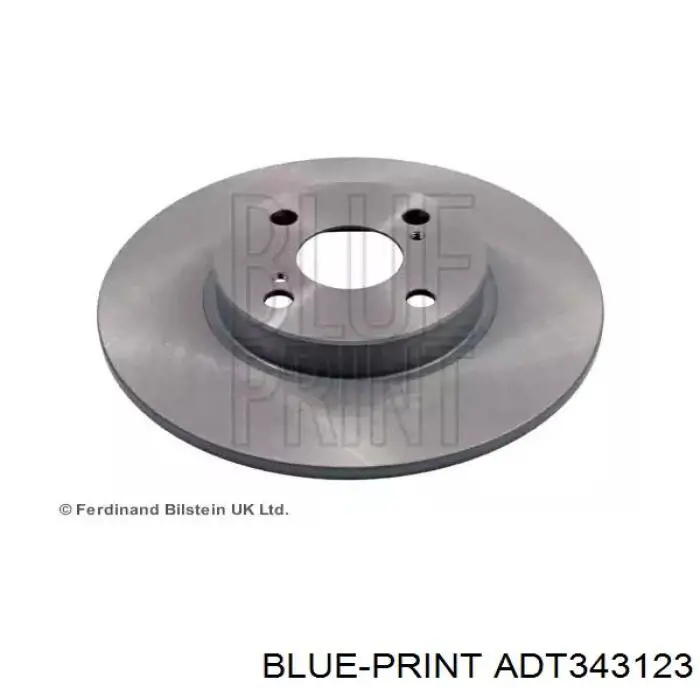 Тормозные диски ADT343123 Blue Print