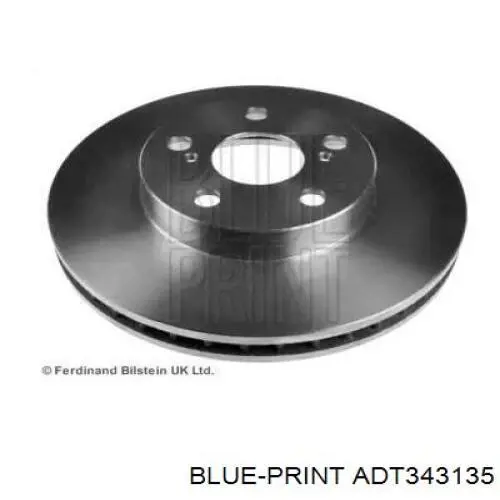 Передние тормозные диски ADT343135 Blue Print