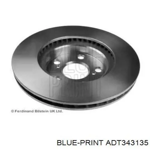 Freno de disco delantero ADT343135 Blue Print