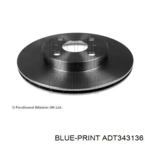 Передние тормозные диски ADT343136 Blue Print