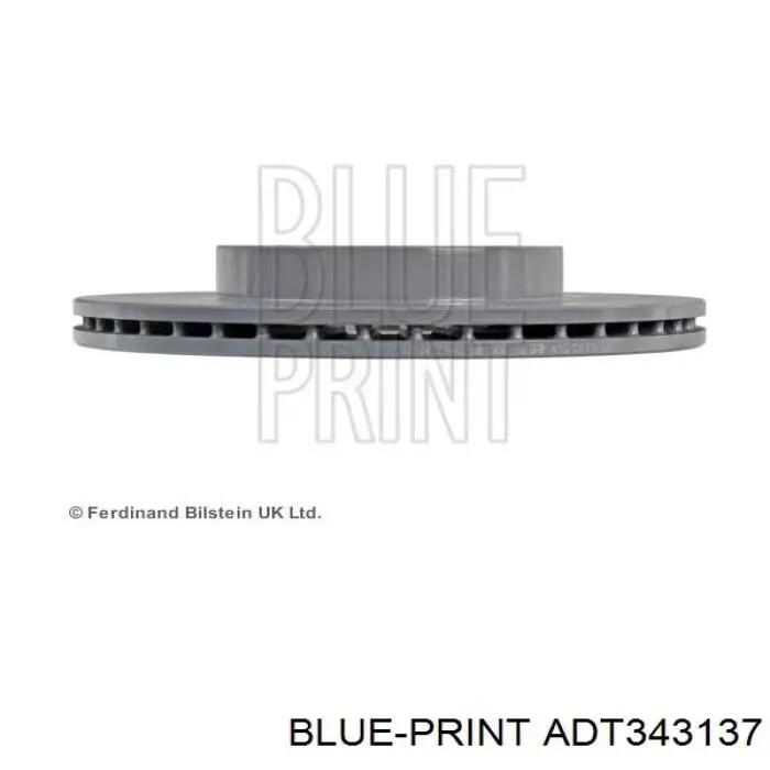 Передние тормозные диски ADT343137 Blue Print